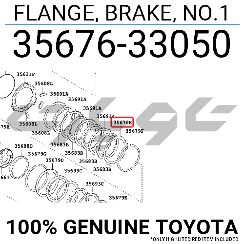 FLANGE, BRAKE, NO.1