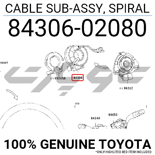 CABLE SUB-ASSY, SPIRAL