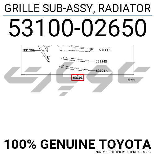 GRILLE SUB-ASSY, RADIATOR