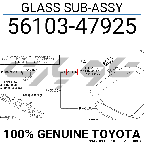 GLASS SUB-ASSY