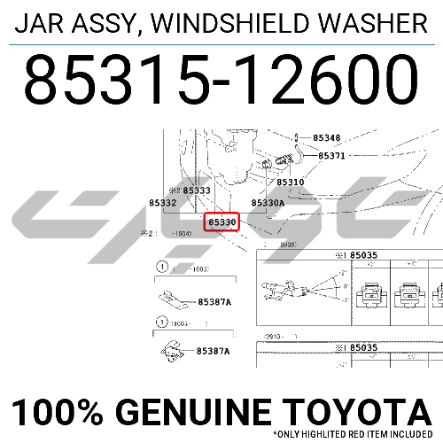 JAR ASSY, WINDSHIELD WASHER