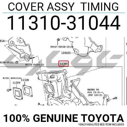 COVER ASSY TIMING